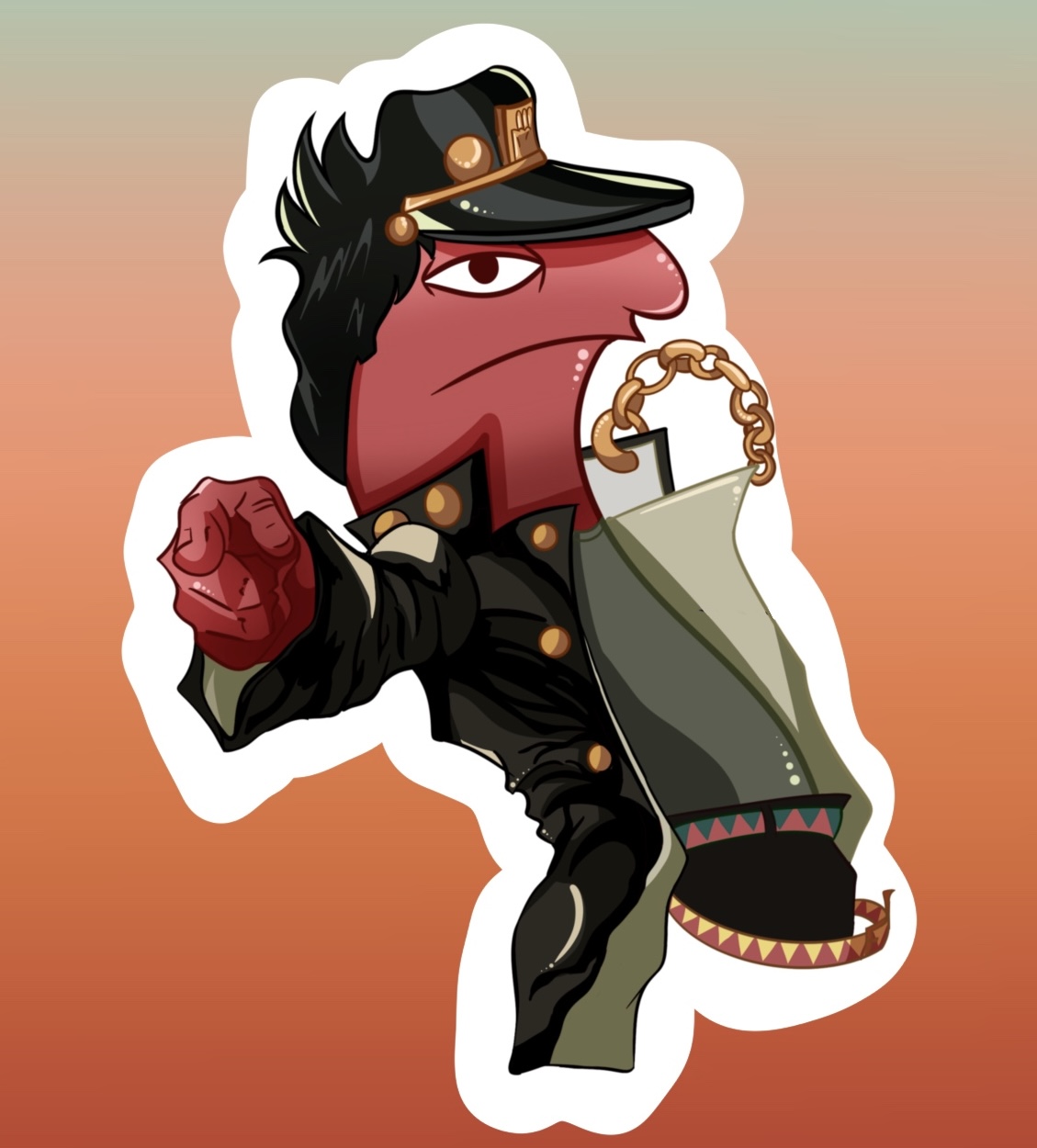 Alan X anime sticker collection